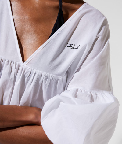 RUHA KARL LAGERFELD KARL DNA SHORT BEACH DRESS - Kép 5