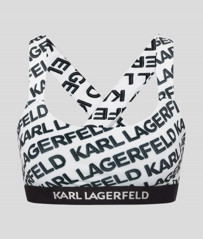 PLAVKY KARL LAGERFELD BANDEAU W/ LOGO ELASTIC - Fotografie č. 1