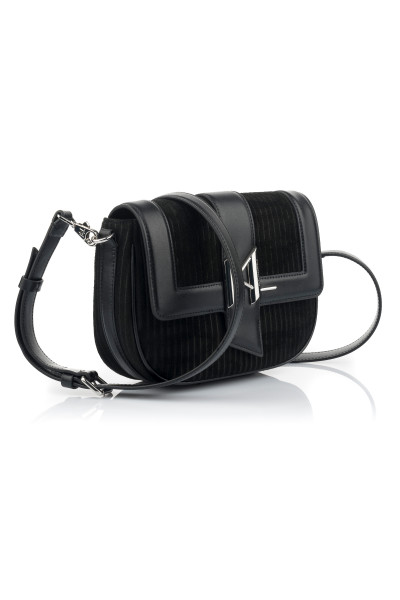 KABELKA KARL LAGERFELD K/SADDLE SP MD CB CORDUROY - Fotografia č. 2