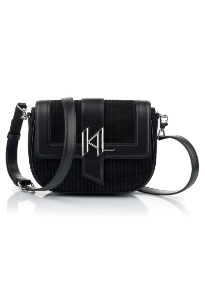 KABELKA KARL LAGERFELD K/SADDLE SP MD CB CORDUROY - Fotografia č. 1