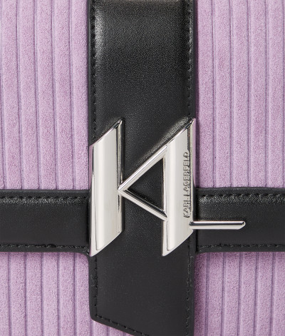 KABELKA KARL LAGERFELD K/SADDLE SP BAGUETTE CORDUROY - Fotografie č. 6