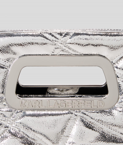KABELKA KARL LAGERFELD K/KLOUD LG TOP HANDLE METALLIC - Fotografie č. 6