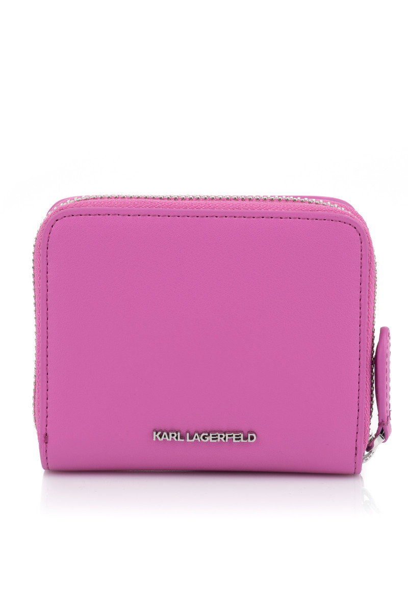 PÉNZTÁRCA KARL LAGERFELD K/IKONIK 2.0 LEATHER SM ZIPWLT SPRING
