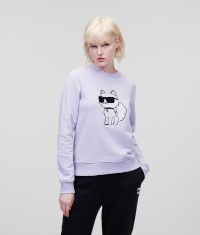 MIKINA KARL LAGERFELD IKONIK 2.0 CHOUPETTE SWEAT - Fotografie č. 1