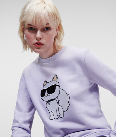 MIKINA KARL LAGERFELD IKONIK 2.0 CHOUPETTE SWEAT - Fotografie č. 4