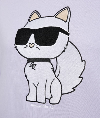 MIKINA KARL LAGERFELD IKONIK 2.0 CHOUPETTE SWEAT - Fotografie č. 8