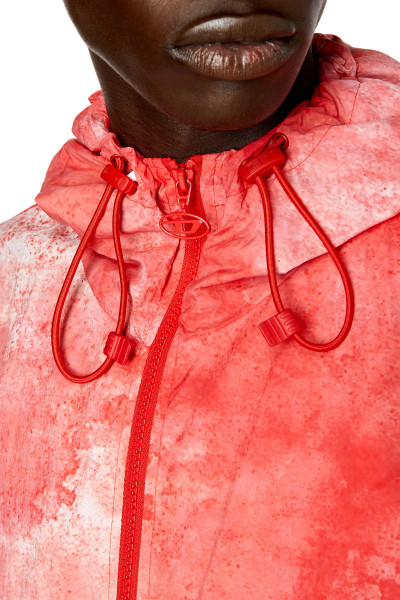 DZSEKI DIESEL J-WARRETT-LOGO JACKET - Kép 4