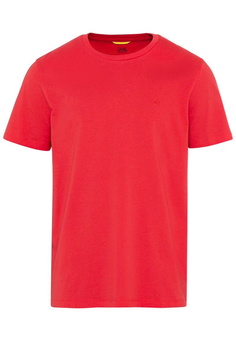 Camel active Uomo T-Shirt Cotone Organico Nero 9T81 409641 88 Asfalto