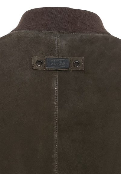 DZSEKI CAMEL ACTIVE LEATHER BLOUSON - Kép 4