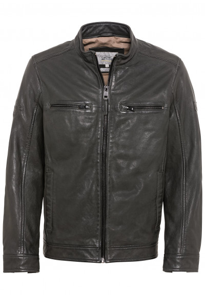 DZSEKI CAMEL ACTIVE LEATHER BLOUSON - Kép 1