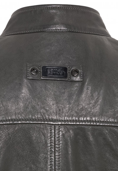 DZSEKI CAMEL ACTIVE LEATHER BLOUSON - Kép 4