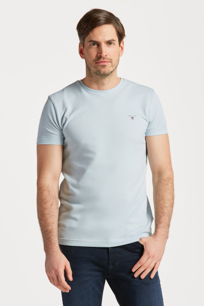 TRIČKO GANT SLIM PIQUE SS T-SHIRT - Fotografie č. 1