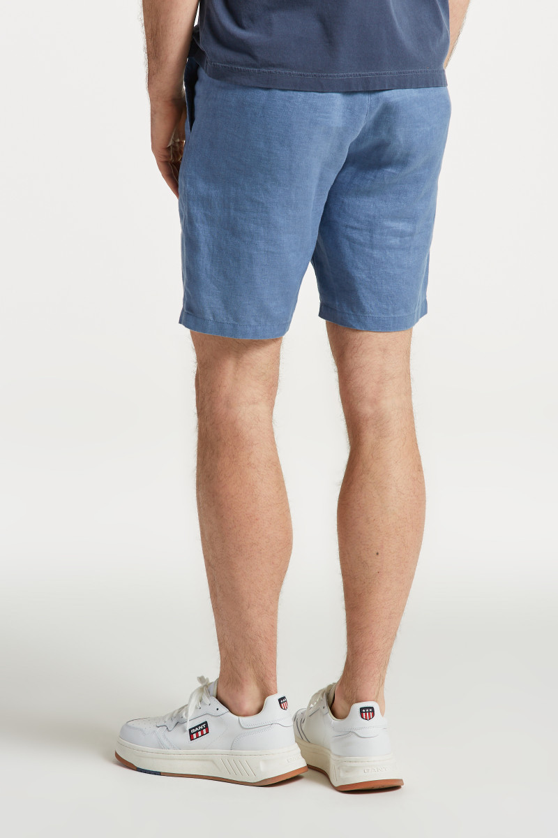 Gant Men Loose Fit Linen Denim Shorts