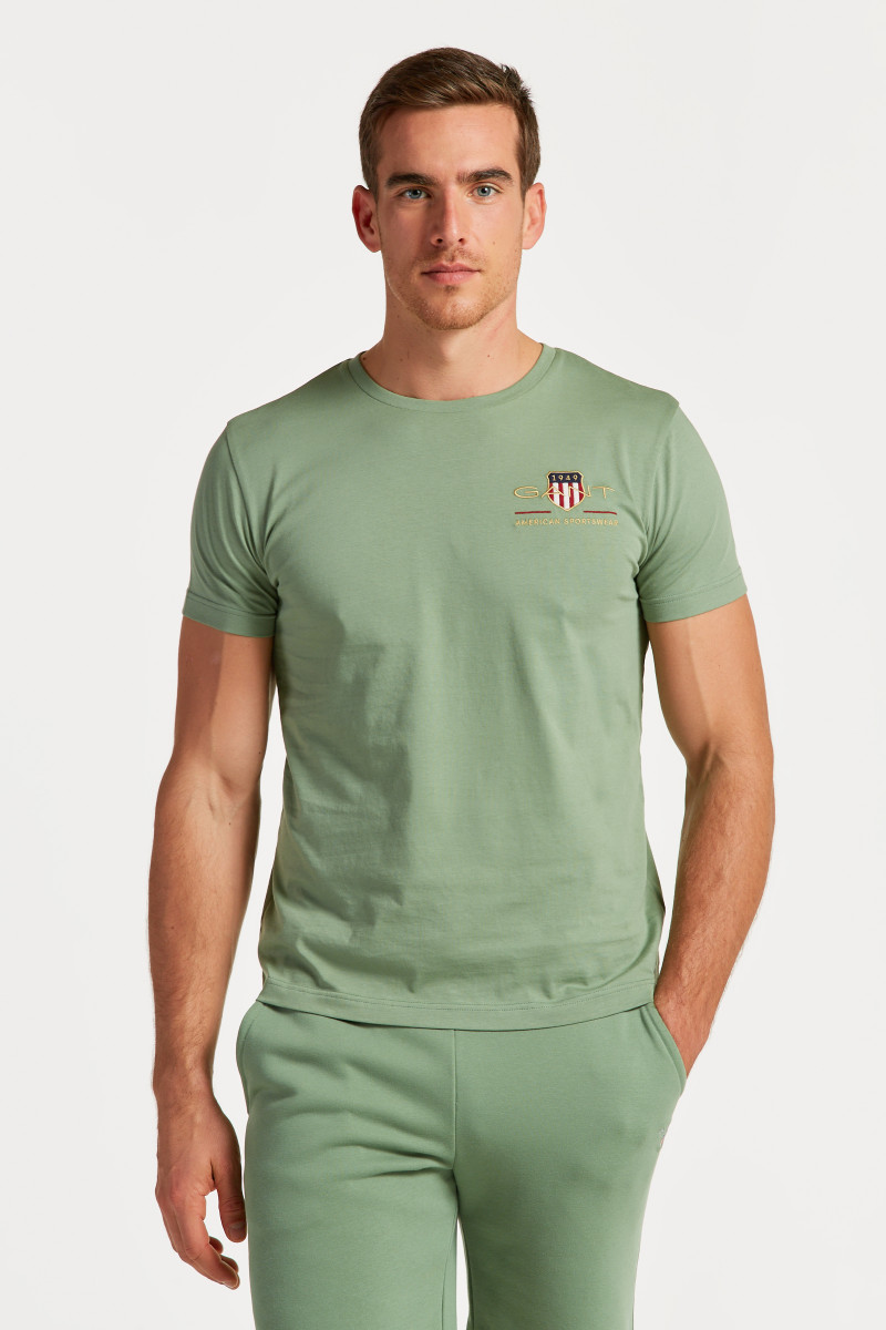Shop Gant Original small logo t-shirt on