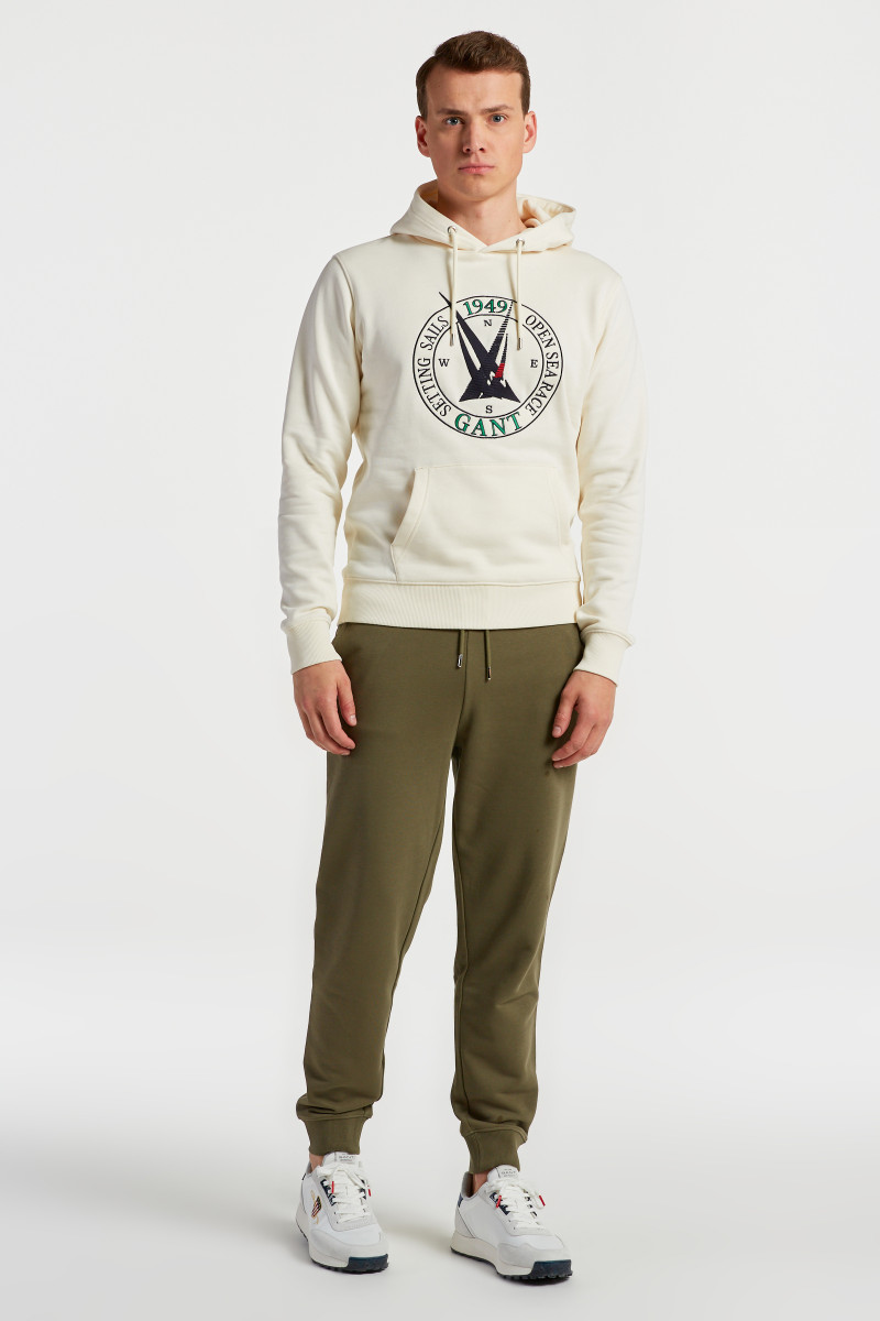 MIKINA GANT SAIL HOODIE cream3 GANT CZ