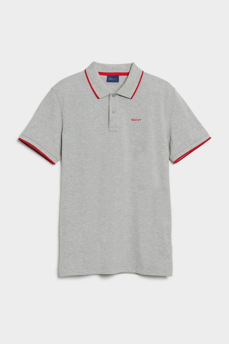 ESPRIT Contrasty Piqué – 2 Paia Calzini Uomo In Cotone – Grigio (Flint Grey 3620) – Taglie 43-46 – Morbidi E Resistenti - 2