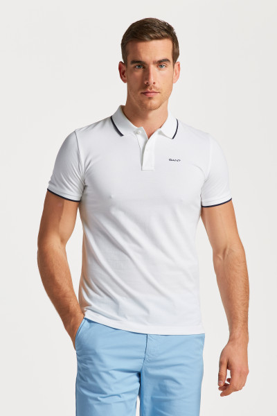 PÓLÓ GANT CONTRAST TIPPING SS PIQUE - Kép 1