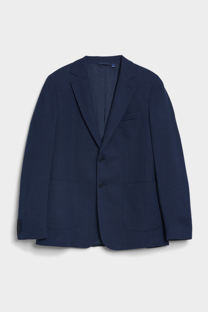 SAKO GANT JERSEY BLAZER evening blue | GANT CZ