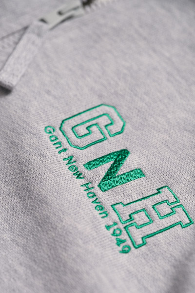 MIKINA GANT RELAXED NEW HAVEN ZIP SWEAT - Fotografia č. 2