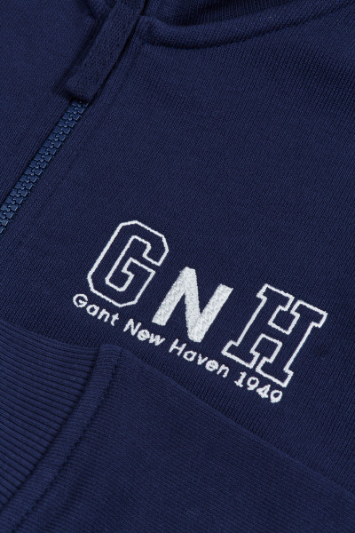 MIKINA GANT RELAXED NEW HAVEN ZIP SWEAT - Fotografia č. 2