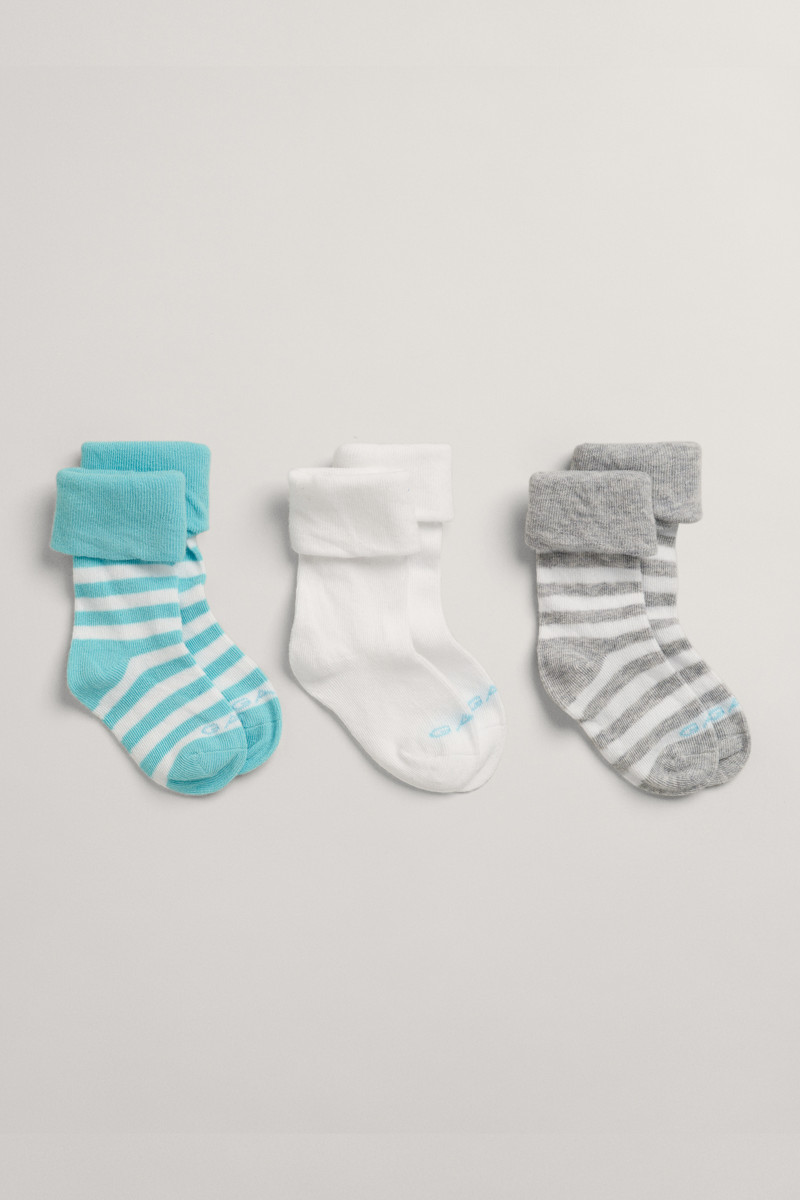 Gant Pack of 3 Patterned Above Knee Length Socks