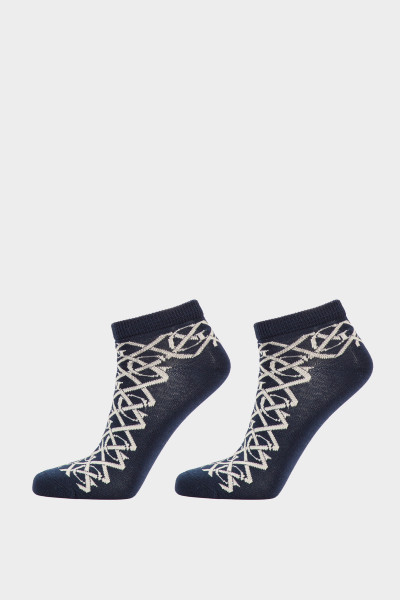 PONOŽKY GANT MONOGRAM G ANKLE SOCKS 2-PACK - Fotografia č. 1