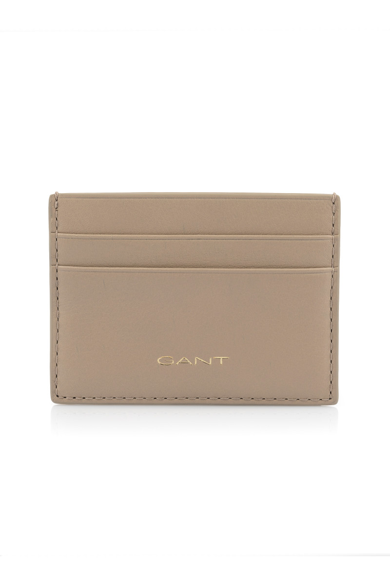 E-shop POUZDRO NA PLATEBNÍ KARTY GANT UNISEX. LEATHER CARD HOLDER hnědá None