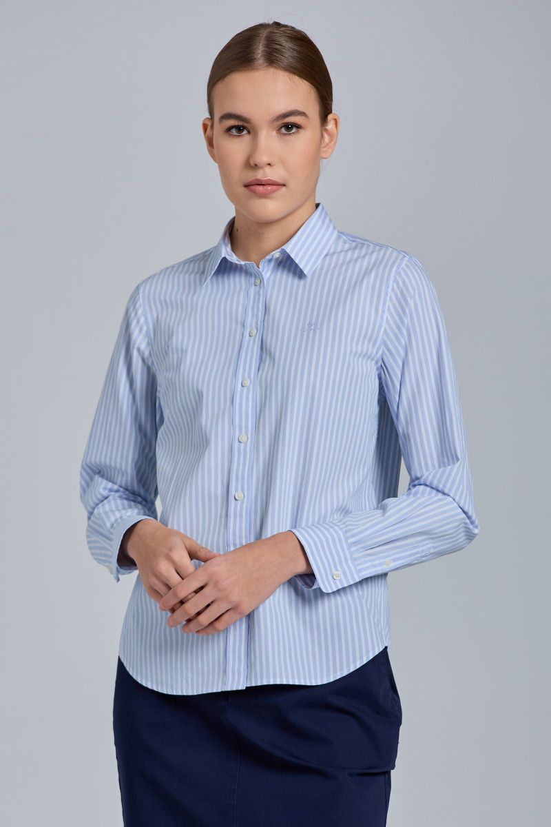 ING GANT REG BROADCLOTH STRIPED SHIRT kék 46