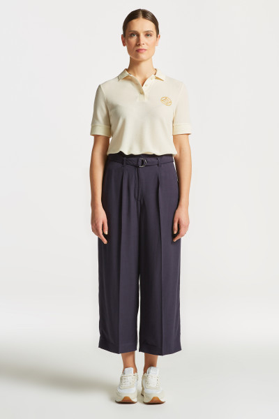 NADRÁG GANT WIDE CROPPED BELTED PANTS - Kép 1