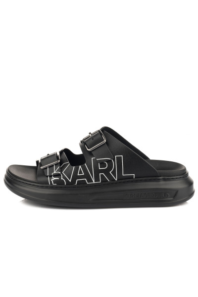 PANTOFLE KARL LAGERFELD DOUBLE BUCKLE KARL - Fotografie č. 5