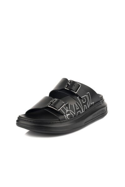 PANTOFLE KARL LAGERFELD DOUBLE BUCKLE KARL - Fotografie č. 6