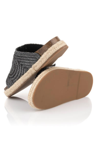 PANTOFLE KARL LAGERFELD DOUBLE BUCKLE KARL - Fotografie č. 4