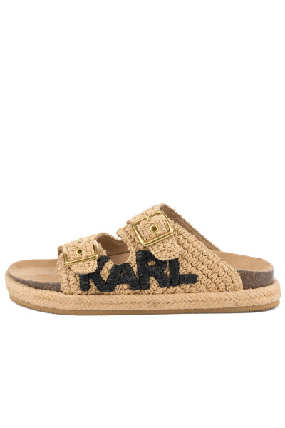 PANTOFLE KARL LAGERFELD DOUBLE BUCKLE KARL - Fotografie č. 5