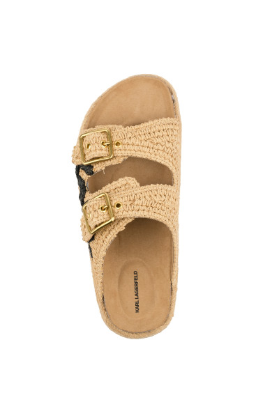 PANTOFLE KARL LAGERFELD DOUBLE BUCKLE KARL - Fotografie č. 7