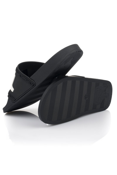 PAPUCS KARL LAGERFELD KARL LOGO SLIDE - Kép 4