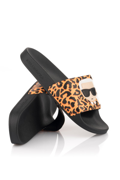 PANTOFLE KARL LAGERFELD IKONIC SLIDE - Fotografie č. 1