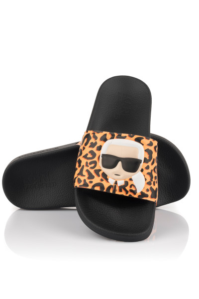 PANTOFLE KARL LAGERFELD IKONIC SLIDE - Fotografie č. 2