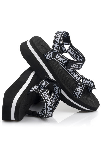 SZANDÁL KARL LAGERFELD KARL CARES WEB STRAP - Kép 1