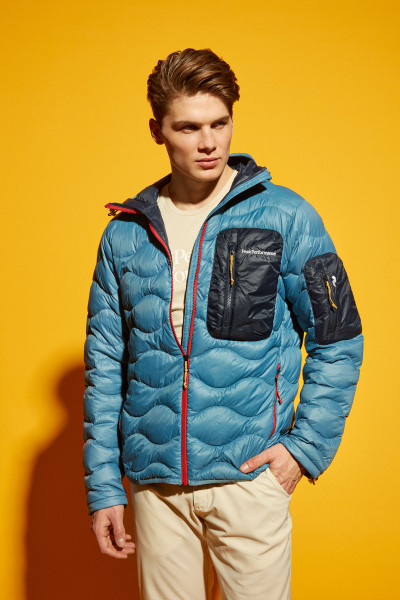 BUNDA PEAK PERFORMANCE M HELIUM UTILITY DOWN HOOD JACKET - Fotografie č. 1