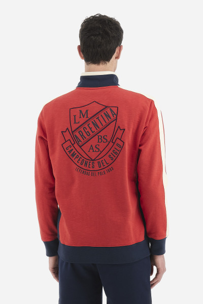 MIKINA LA MARTINA MAN FLEECE FULL ZIP SLUB FLEEC - Fotografia č. 3