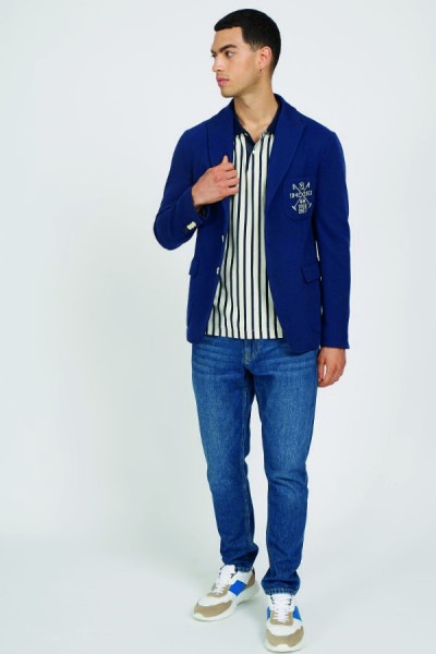 POLOKOŠEĽA LA MARTINA MAN POLO S/S STRIPED JERSEY - Fotografia č. 2