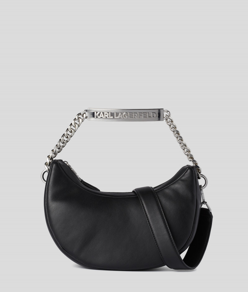 KARL LAGERFELD K/ID MD HALF MOON BAG ハンドバッグ KARL LAGERFELD K/ID MD HALF MOON BAG | Black Women's Handbag