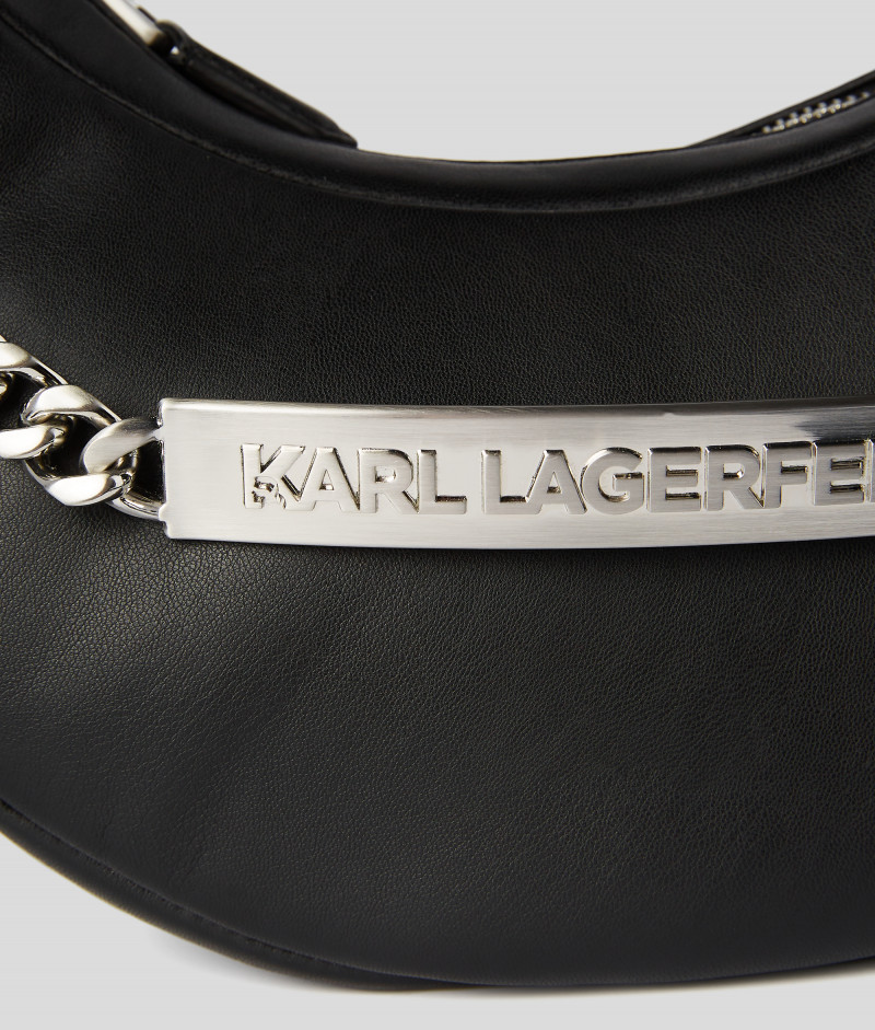 KARL LAGERFELD K/ID MD HALF MOON BAG ハンドバッグ KARL LAGERFELD K/ID MD HALF MOON BAG | Black Women's Handbag