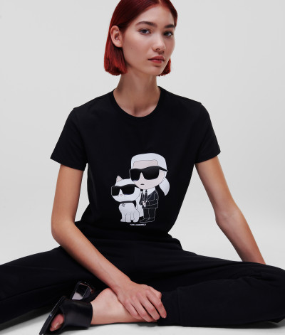 TRIČKO KARL LAGERFELD IKONIK 2.0 T-SHIRT - Fotografia č. 5