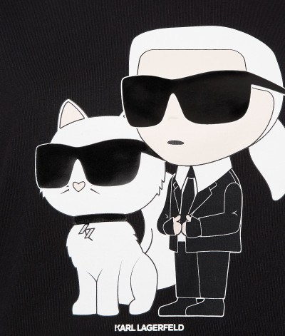 TRIČKO KARL LAGERFELD IKONIK 2.0 T-SHIRT - Fotografia č. 8