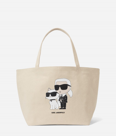 KABELKA KARL LAGERFELD K/IKONIK 2.0 K&C CANV SHOPPER - Fotografie č. 2