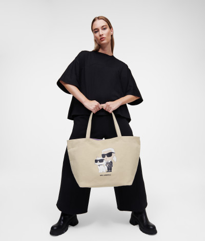 KABELKA KARL LAGERFELD K/IKONIK 2.0 K&C CANV SHOPPER - Fotografie č. 5