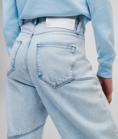 DŽÍNSY KARL LAGERFELD WIDE LEG DENIM PANTS - Fotografia č. 5