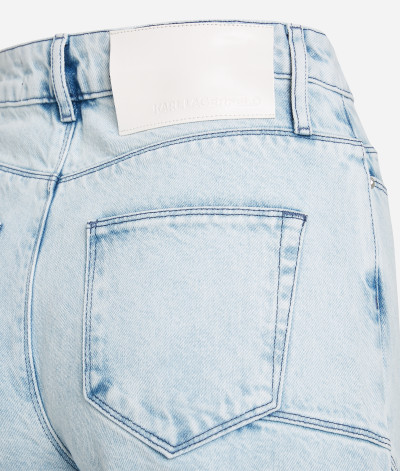 DŽÍNSY KARL LAGERFELD WIDE LEG DENIM PANTS - Fotografia č. 9