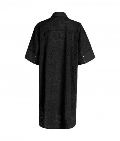 ŠATY KARL LAGERFELD BRODERIE ANGLAISE SHIRTDRESS - Fotografia č. 2